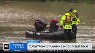 Catastrophic flooding in Southeast Texas