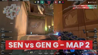 Sentinels vs Gen.G - UPPER FINAL | Highlights | Champions Tour 2024: Masters Madrid [Map 2]