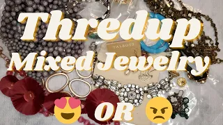 Thredup Mixed 15 Piece Jewelry Unboxing