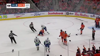 NHL Fight - Canucks @ Oilers - Myers vs Sceviour - 13 10 2021