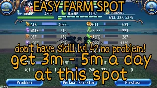 Farming spina toram Get 3 - 4m a day at this spot