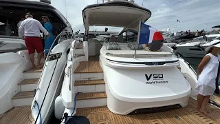 2022 PRINCESS V50 Takes Cannes Yacht Festival by Storm. WORLD PREMIERE