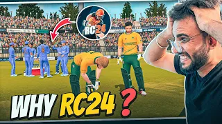 PLAYING REAL CRICKET 24 (RC24) for the FIRST TIME | TOTALLY UNEXPECTED😨