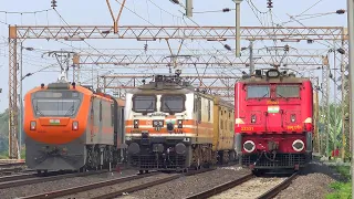 Absolute Delight for High Speed Eletric Engines at 120 Kmph | Amrit Bharat+ Spotting WCAM-3 Locos ER
