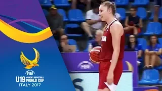 Scoring on wrong basket - Spain v Russia - FIBA U19 Women's Basketball World Cup 2017