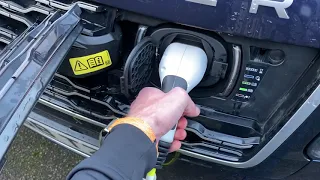 How To Recharge the electric Range Rover P400e Vogue SE PHEV Hybrid