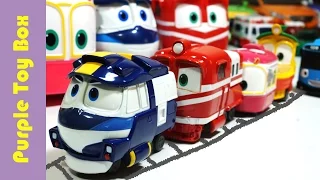 RT 로봇트레인 다이캐스팅 4종 | 케이 알프 샐리 덕 Robot Train Diecast Train Toys - 퍼플토이박스