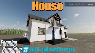 House  / Mod for all platforms on FS22