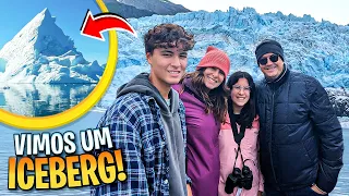 Passeio de barco pelas Geleiras do Alasca - Vimos Icebergs - Família Maria Clara e JP