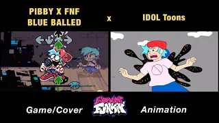 Pibby Corrupted “BLUE BALLED” But Everyone Sings It | Come Learn With Pibby x FNF Animation