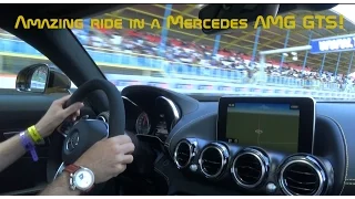 Amazing ride in a Mercedes-Benz AMG GTS!  AMAZING accelerations!