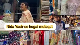 shadi ki shopping or sath mai hogai                           |Nidayasir| se mulaqat @Nidaowaisvlogs