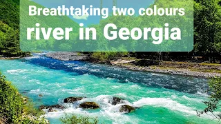 Unbelievable two color RIVER in Georgia 🇬🇪