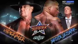 WWE Summerslam 2015 - The Undertaker vs. Brock Lesnar Match card [HD]