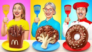 Me vs Grandma Cooking Challenge | Funny Moments by TeenDO Challenge