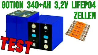 🔋⚡GOTION 340Ah 3,2V lifepo4 Zellen Test, PV Solaranlage mit Speicher, Balkonkraftwerk, Stromspeicher