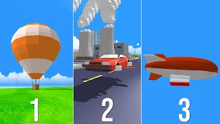 Dude Theft Wars All The Vehicles That Can Fly In This Game !!! 🤔🤔🤔