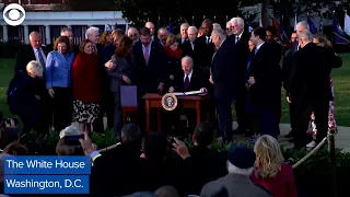 WEB EXTRA: President Biden Signs Bipartisan Infrastructure Bill