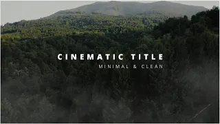 EASY Cinematic TITLE EFFECT in 5 MINUTES in Premiere Pro 2021!