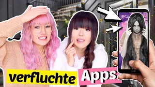 Wir testen VERFLUCHTE Apps 😱 Jetzt haben wir Angst 😭| ViktoriaSarina