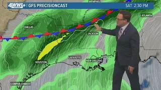 Weather: Mostly dry, warmer through Friday and chance of weekend rain