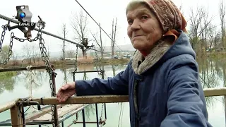 Asta-i Romania (28.11.) - O adevarata supravietuitoare! La 86 de ani, izolata pe o limba de pamant!