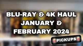 BLU-RAY & 4K HAUL | JANUARY & FEBRUARY 2024 | STEELBOOKS | LIMITED EDITION & MORE!!!