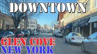 Glen Cove - Long Island - New York - 4K Downtown Drive