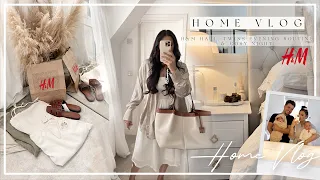 HOME VLOG | H&M HAUL, TWINS EVENING ROUTINE & COSY NIGHT!