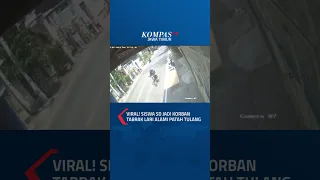 Viral Siswa SD Korban Tabrak Lari di Surabaya Alami Patah Tulang #shorts #kecelakaan #siswa #cctv