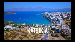 KATSIKIA Κατσίκια Drone 4K Άγιος Νικόλαος Agios Nikolaos CRETE GREECE