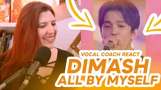 VOCAL COACH REACT | DIMASH -ALL BY MYSELF (The Singer 2017) | RES#07