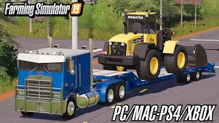 FS19 WORK WITH THE NEW TLX-9000 AND NEW TRAILERS MINING CONSTRUCTION ECONOMY MAP FARMING SIMULATOR