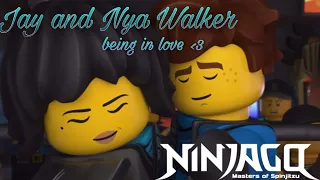 jay and nya walker being completely in love in ninjago ❤️