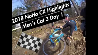 2018 Verge Northampton Cyclocross Race Highlights for Cat 3 Men Day 1