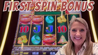 First Spin Bonus in the High Limit Room   #slots #casino #slotmachine