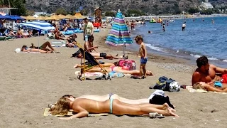 Faliraki  Beach Rhodes Greece June 2016