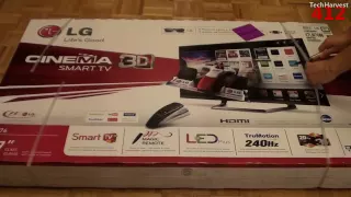 LG 3D Cinema Smart TV (47LM7600): Unboxing
