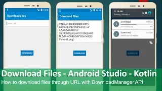 Download Files - Android Studio - Kotlin