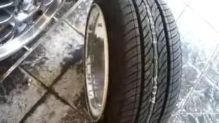 How to stretch a 165/50r15 tire part(1)