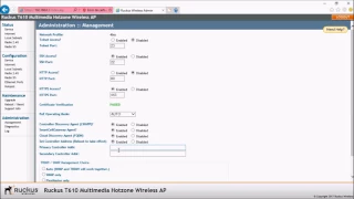 Configuración Básica AP Ruckus