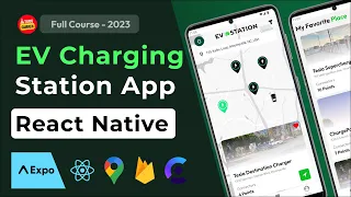 Build a React Native Full Stack App : Expo, Google Map, Firebase | Full Tutorial