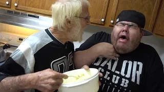 ANGRY GRANDPA'S EGG SALAD FREAKOUT!!