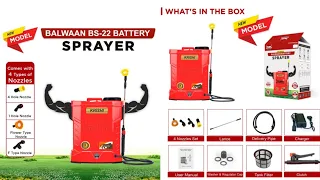 Open box with balwaan sprayer,how to instalation and working process