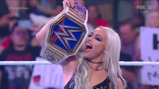 Liv Morgan Entrance As SmackDown Women's Champion