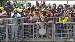 SANWO-OLU'S WIFE, DR IBIJOKE FULL OF THANKS, DANCES TO SONGS OF PRAISE AND VICTORY