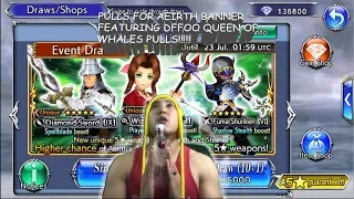 Dissidia Final Fantasy: Opera Omnia PULLS FOR AERITH!! FEAUTURING THE QUEEN OF WHALES!!