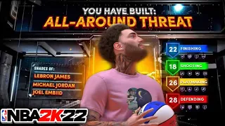 NBA 2K22 MOST SLEPT ON POWERFORWARD BUILD THAT CAN SHOOT AND DRIBBLE CURRENT GEN