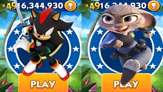 Sonic Dash - Shadow vs Pet Run vs All Bosses Zazz Eggman - All Characters Unlocked