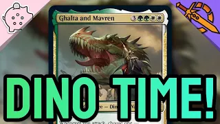 DINO TIME! | Ghalta and Mavren | March of the Machine Spoilers | Magic: the Gathering